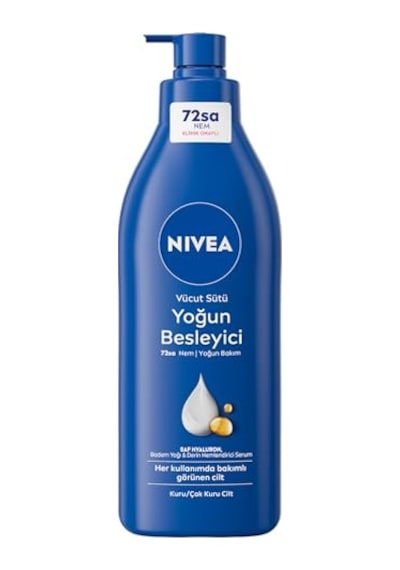 Besleyici Vücut Sütü 400 Ml, Kuru Ve Çok Kuru Ciltler, 72 Saat Yoğun Nemlendirici,badem Yağı