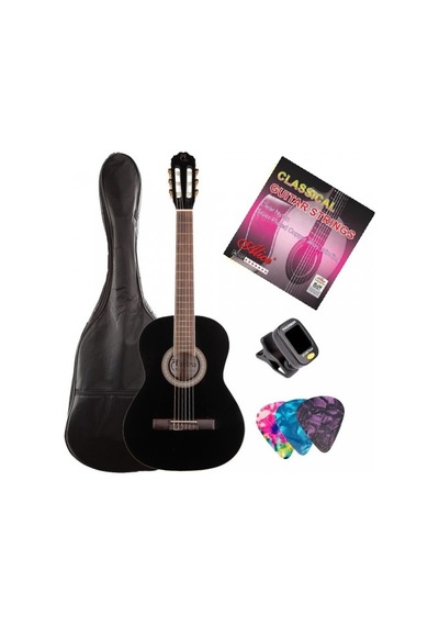 Almira Mg917-bk Tam Boy Yetişkin Klasik Gitar Seti