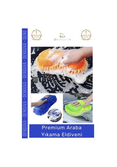 Mikrofiber Mikrofiber Çizmez Detailing Oto Temizlik Süngeri Kaliteli Premium Araba Yıkama Eldiveni