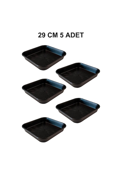 Grow Wizard Kare Saksı Altlığı 29 Cm 5 Adet