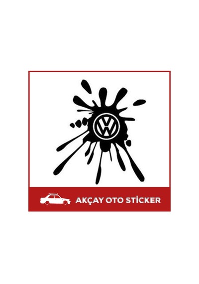 Volkswagen Çamur Sticker Volkswagen Sticker Oto Sticker Arma