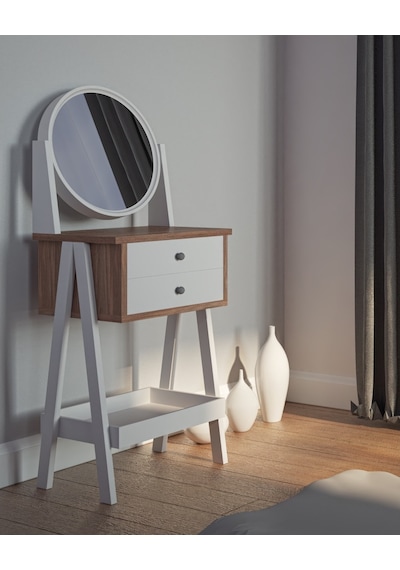 Nesseshop Nesse Rose Makyaj Masası Dekoratif Ve Kullanışlı