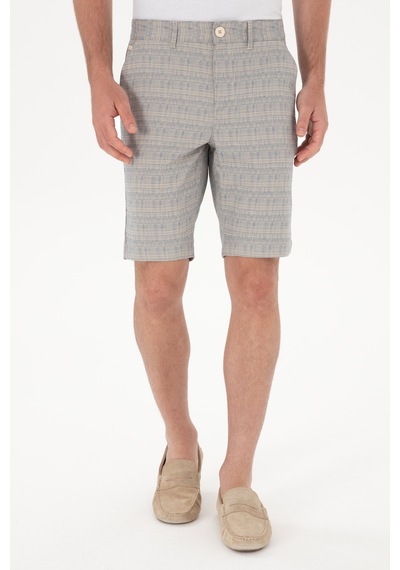 U.s. Polo Assn. Erkek Mavi Şort / Bermuda 50300443-vr036 Mavi