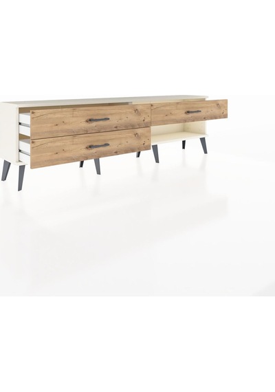 Arges Tv Ünitesi 3 Çekmeceli 176x30x51 Aytaşı-aytaşı/çam Aytası/atlas Çam Arges Tv Ünitesi 3 Çekmeceli 176x30x51 Aytaşı-aytaşı/çam Aytası/atlas Çam