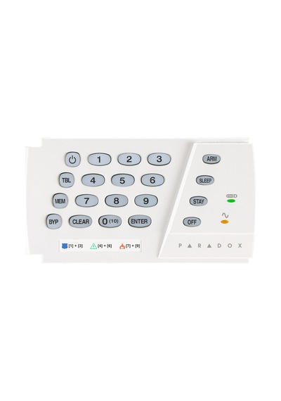 Paradox K636 10 Zon Kablolu Yatay Led Keypad (E Sp Ve Mg Seriler