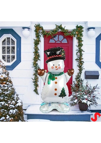 Kardan Adam Folyo Balon 120cm X 65cm çok renkli