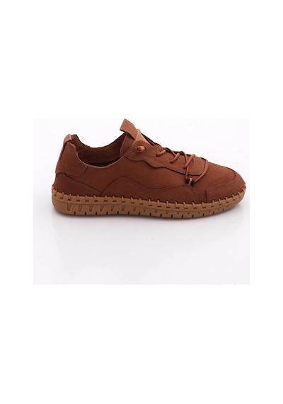 Dgn 379 Erkek Comfort Ayakkabi Taba Nubuk Taba