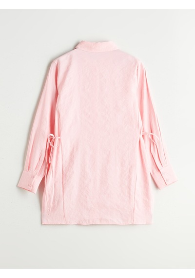 Lcwaıkıkı Classic Pembe Modal Karışımlı Kadın Gömlek Tunik