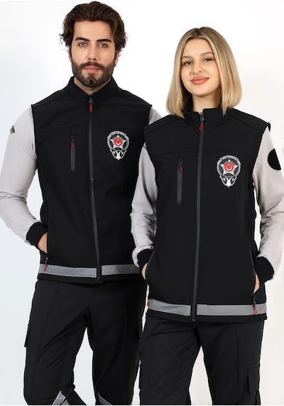 Güvenlik Soft Shell Yelek Siyah