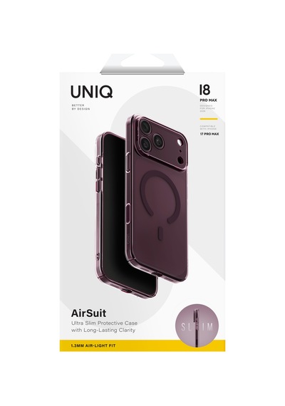Apple iPhone Uyumlu 18 Pro Max Kılıf Slimfit 1.1 Mm İnce Tasarım Airsuit Darbe Koruma Zırh Kalitesinde Kapak Mürdüm Apple iPhone Uyumlu 18 Pro Max Kılıf Slimfit 1.1 Mm İnce Tasarım Airsuit Darbe Koruma Zırh Kalitesinde Kapak Mürdüm