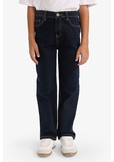 Defacto Erkek Çocuk Straight Fit Düz Paça Jean Pantolon G3258a825wnnm83 İndigo-nm83