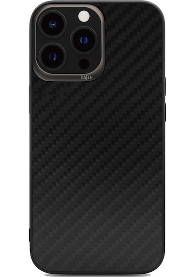 Kajsa Apple Uyumlu iPhone 13 Pro Kılıf Kajsa Carbon Fiber Collection Arka Kapak ZORE-220036