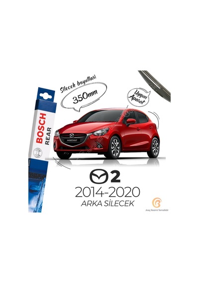 Mazda 2 Arka Silecek 2014-2020 Bosch Rear H354