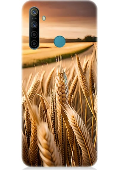 Realme 6i Uyumlu Silikon Kılıf Buğday Başak Tarlası