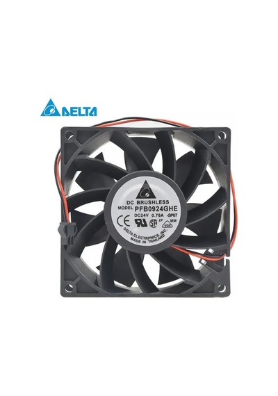 Delta Pfb0924ghe ,92x38mm 24vdc 130-cfm 2-kablo Fan