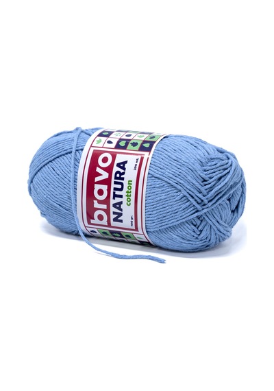 Natura %100 Koton İplik 100 Gram 200 Metre Renk Kodu:603 Mavi