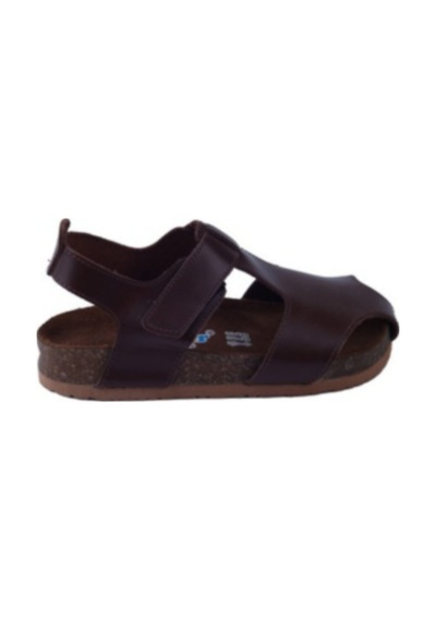Toddler 8214 Anatomik Deri Mantar Taban Kahve Sandalet 21-25 Kahverengi