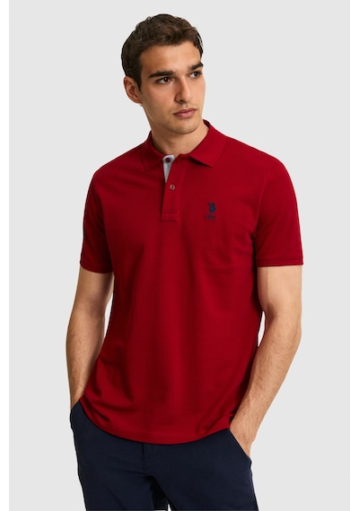 U.s. Polo Assn. Erkek Bordo Tişört Basic 50322314-vr014