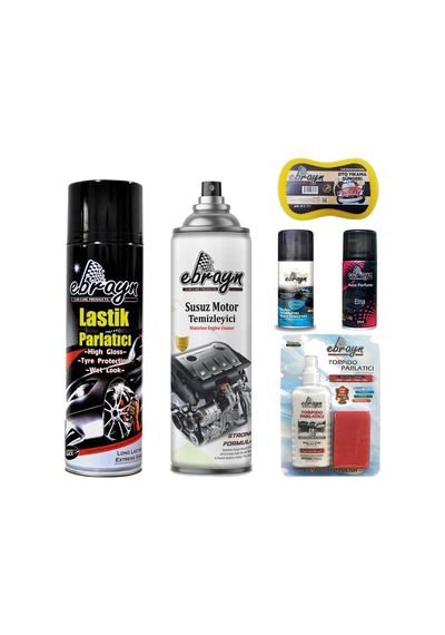 Klima Motor Temizleyici Lastik Torpido Parlatıcı Koku Ebrayn