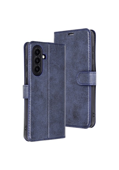 Samsung Galaxy Uyumlu - A56 Kılıf Trend S Plus Kapaklı Kılıf - Lacivert