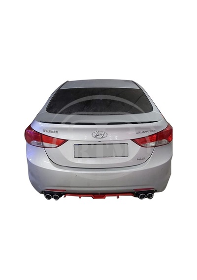 Hyundai Elentra Bagaj Üstü Spoiler Piano Black