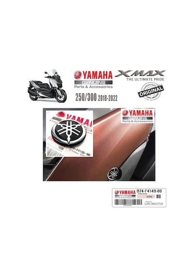 Yamaha Xmax 250/300 2018-2024 Far Grenaj Yamaha Logo Amblem 1 Adet
