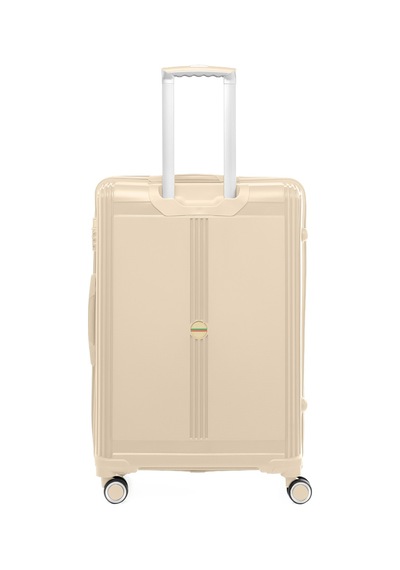 Unisex Jmy8101.12 John May Pp Silikon Valiz Büyük Boy 78 X48x32cm Krem Krem