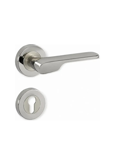 Sese Veroni Rozetli Kapı Kolu Nikel/ınox 200-94r-21/53