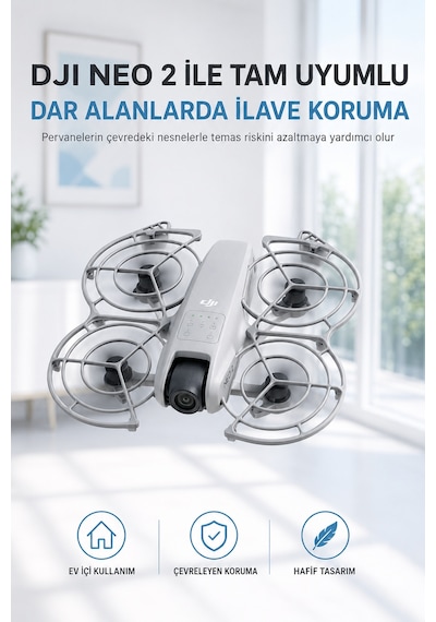 Neo 2 Pervane Koruyucu 1 Çift Klipsli Drone Pervane Koruma Aparatı