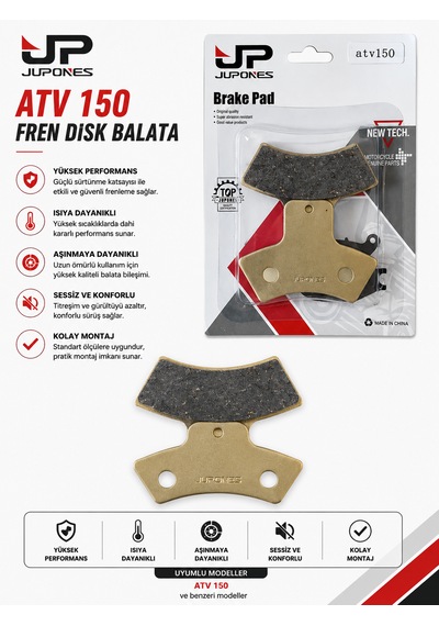 Atv 150 Disk Balata Takım - Yüksek Performanslı Arazi Fren Balatası