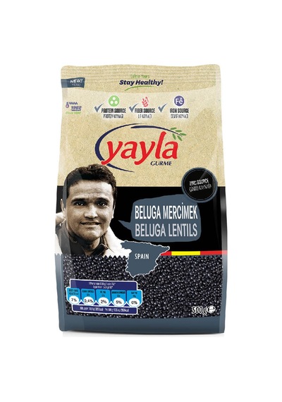Yayla Gurme Beluga Mercimek, 500 Gr - 502795053
