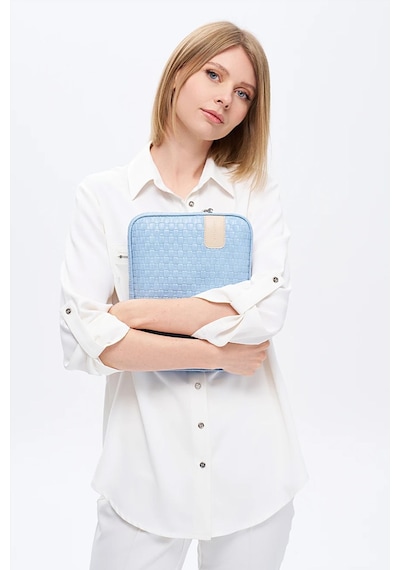 Mussen Ipad Neo Air Pro & Galaxy & Matepad & Tablet Kılıfı 11 İnç Hasır Mavi