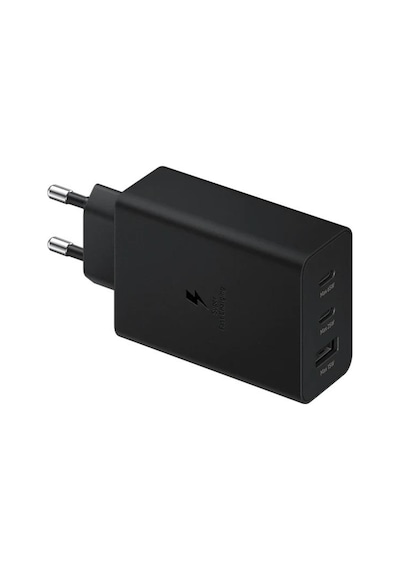 Samsung Uyumlu Hızlı Şarj Adaptörü Üçlü 65W-25W-15W Ep-T6530Nbegww
