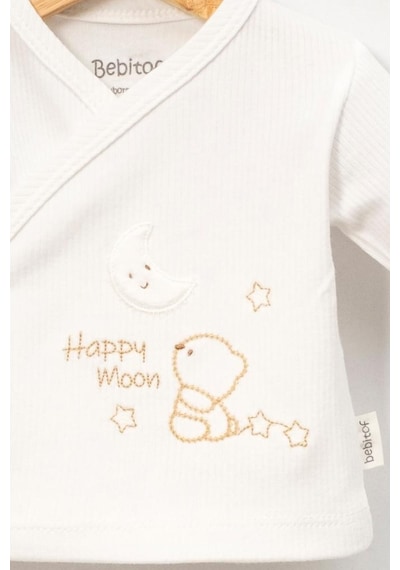 Caramell Bebitof %100 Pamuk Happy Moon Desenli 5 Parça Yenidoğan Hastane Çıkışı Zıbın Seti 0-3 Ay 50-56 Cm Ekru Bbtf.20235.03.ekr Caramell Bebitof %100 Pamuk Happy Moon Desenli 5 Parça Yenidoğan Hastane Çıkışı Zıbın Seti 0-3 Ay 50-56 Cm Ekru Bbtf.20235.03.ekr