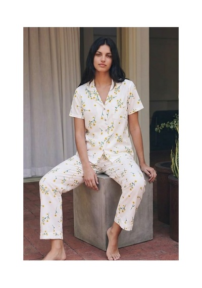 Fit Women Viskon Karışım Homewear Çok Renkli Pijama Takımı