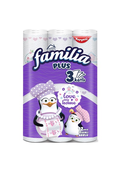 Familia Tuvalet Kağıdı 32li Rulo Sihirli Çiçekler+12li Rulo Havlu