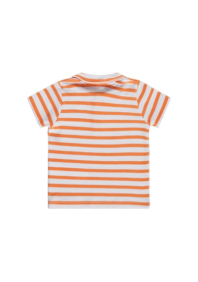 Civil Baby Yelken Baskılı 6-18 Ay Tişört - Turuncu