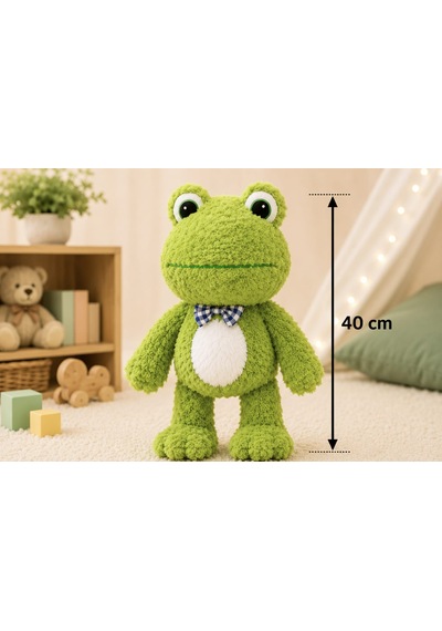 Kurbağa Peluş 40 Cm Yeşil