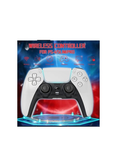 P4 Plus Bluetooth Titreşimli Ps4/ps5 Uyumlu Pc Telefon Joystick Kablosuz Oyun Kolu Çok Renkli