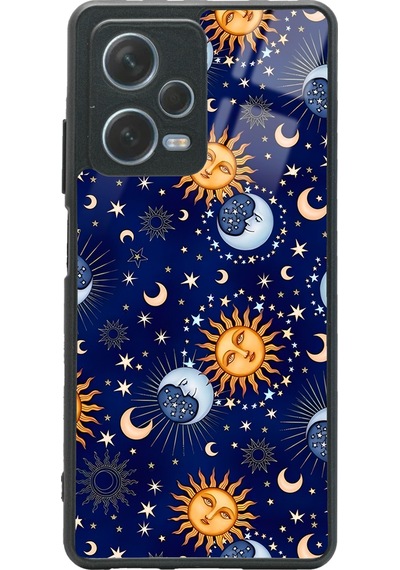 Xiaomi Redmi Note 12 Pro 5g Night Tasarımlı Glossy Telefon Kılıfı Siyah