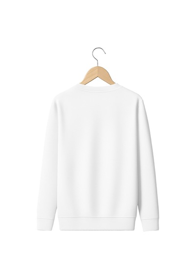 Uyguntarz Unisex Happycherry Tasarım Basklı Sweatshirt beyaz