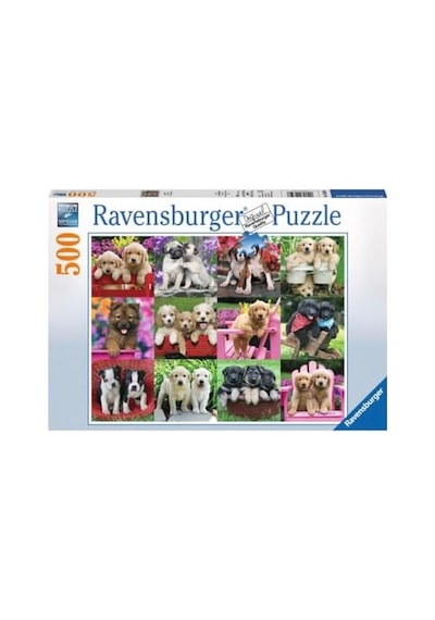 500 Parça Puzzle Köpek Yavruları