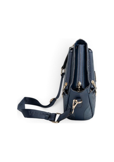 Silver & Polo Silver Polo Lacivert - Lacivert Logolu Kadın Çapraz Çanta Sp1273