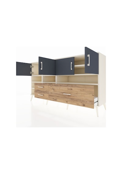 Hyperion Konsol 8 Raflı 3 Çekmeceli 4 Kapaklı 176x44x99 Aytaşı-an Aytaşı-antrasit/çam Hyperion Konsol 8 Raflı 3 Çekmeceli 4 Kapaklı 176x44x99 Aytaşı-an Aytaşı-antrasit/çam