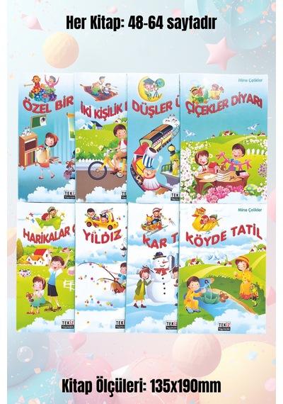 3. 4. Sınıflar İçin Görselli - Çocuk Hikaye Öykü Kitapları 40 Kitap