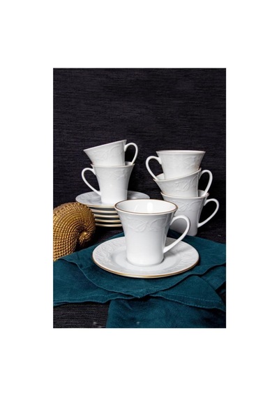 Gural Porselen Güral Porselen Bahar Dalı 02 Çay Fincan Takımı Bhd02ct23 Diğer