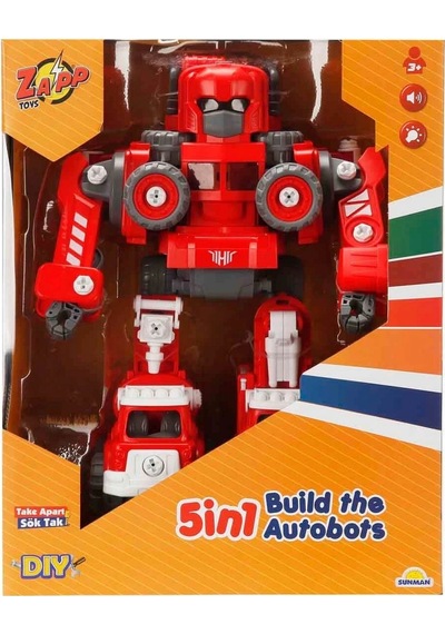 5in1 Zapp Toys Sesli Ve Işıklı Sök Tak Robot