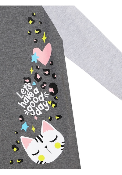 Denokids Vahşi Kedi Kız Çocuk Elbise
