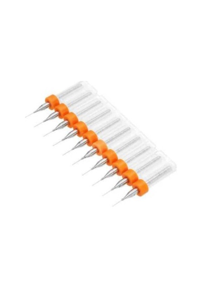 0.6mm Mikro Matkap Ucu Seti - Nozzle Temizleme Ucu 10 Adet