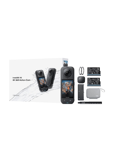 Insta360 X5 Essentials Bundle Aksiyon Kamerası Siyah Siyah
